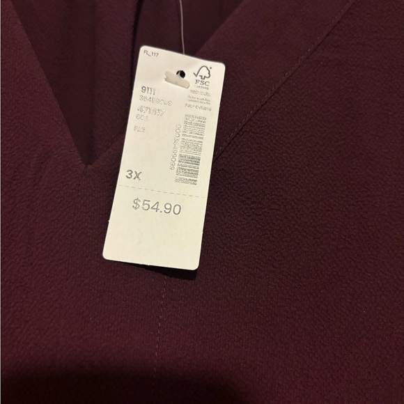 Peplum long sleeve blouse - Picture 3 of 5